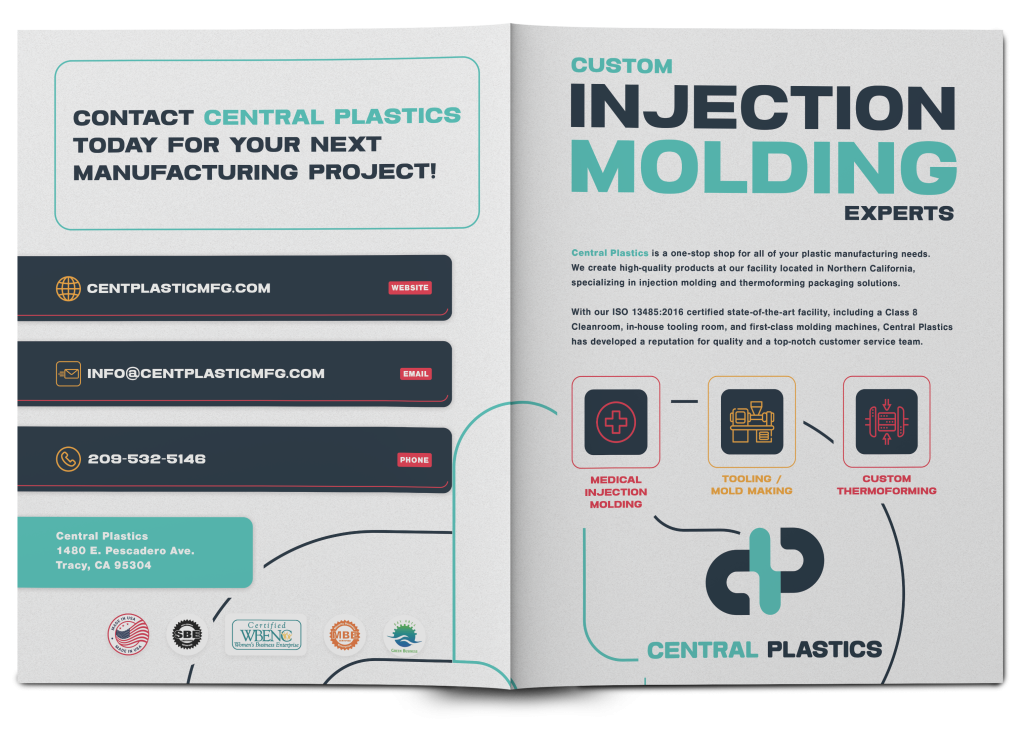 Central Plastics Sales Collateral Mockup