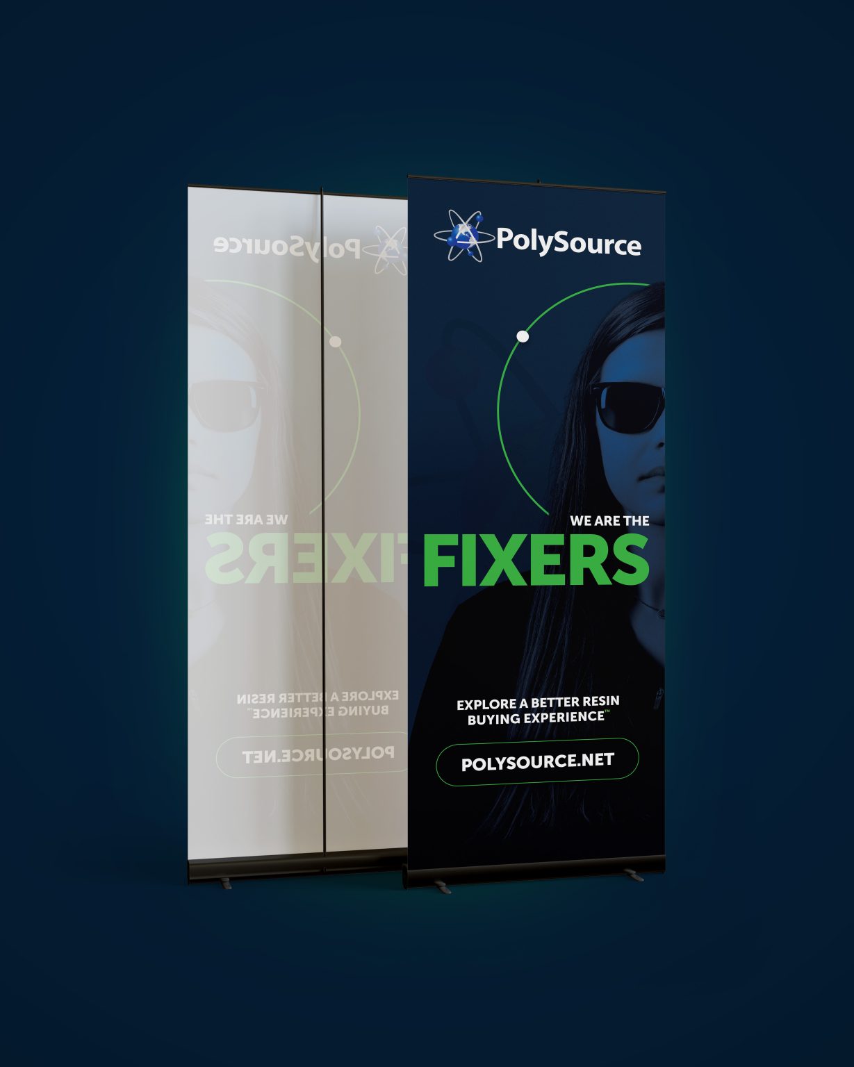 PolySource Pull-Up Banner Mockup